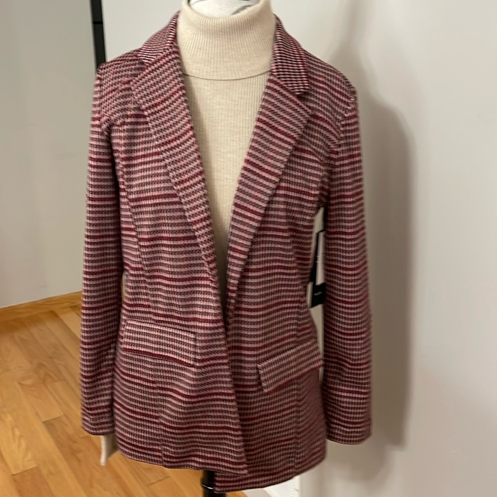 Liverpool Mulberry, hounds tooth, boyfriend, fit blazer, NWT, size S- XL